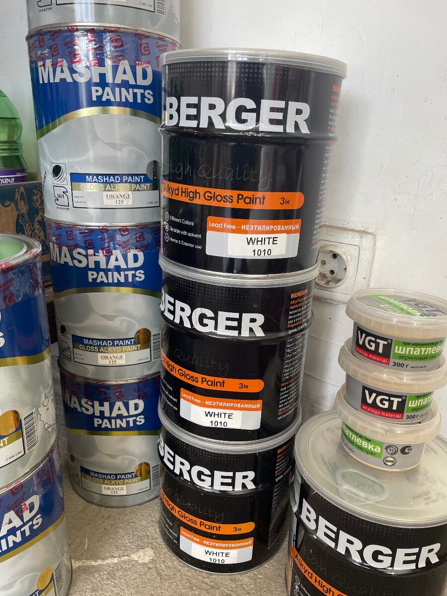 краски для полов