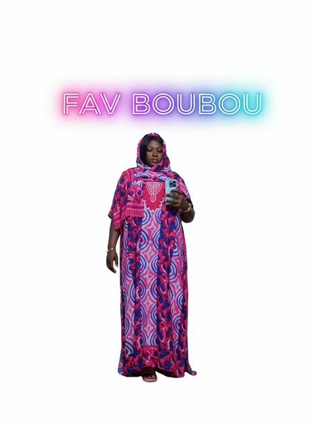 Robe Chic Boubou coloré