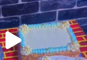 Beau gâteau délicieux