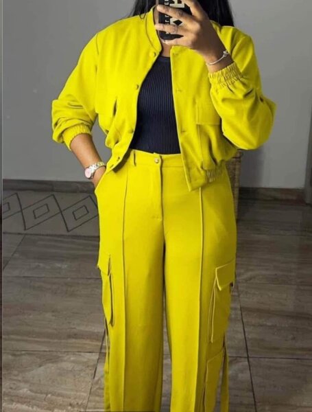 Veste et pantalon cargo femme