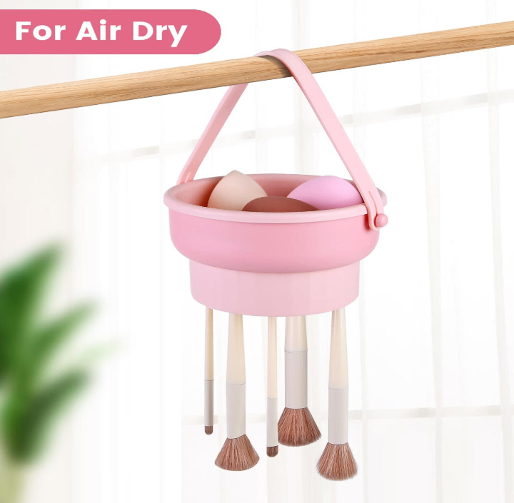 Makeup Brush Cleaning Mat Silicone  Makeup Brush Cleaner Bow