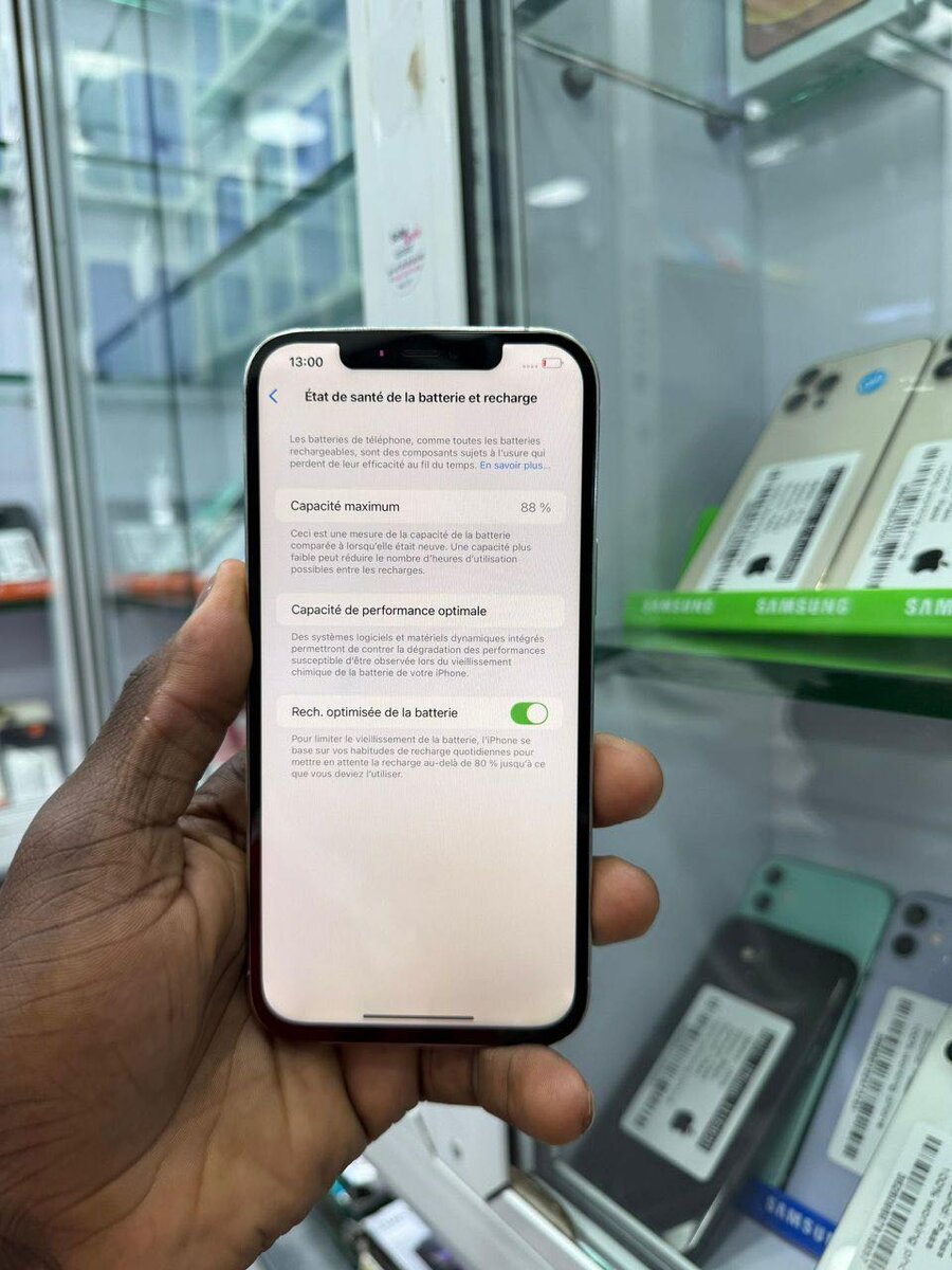 12 pro max 128 Go couleur blan