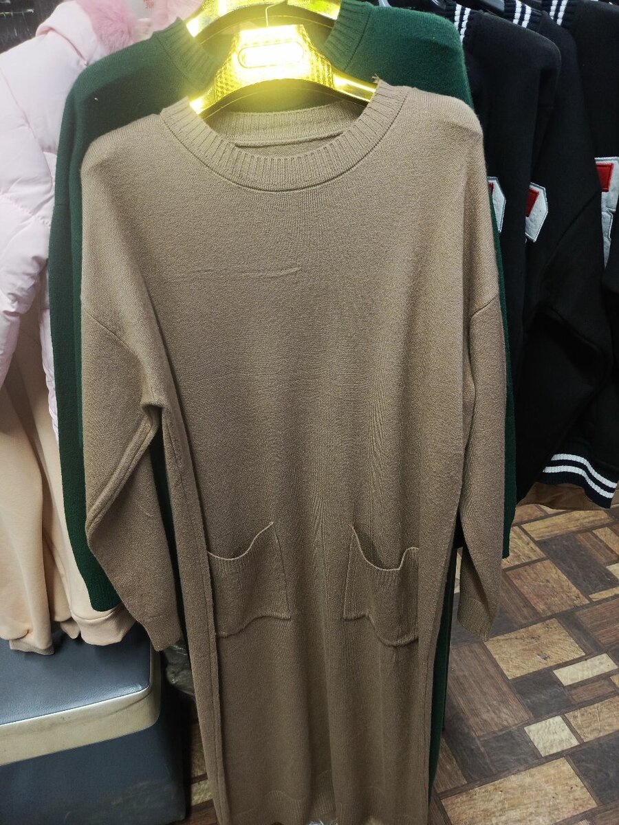 Платье трикотажное