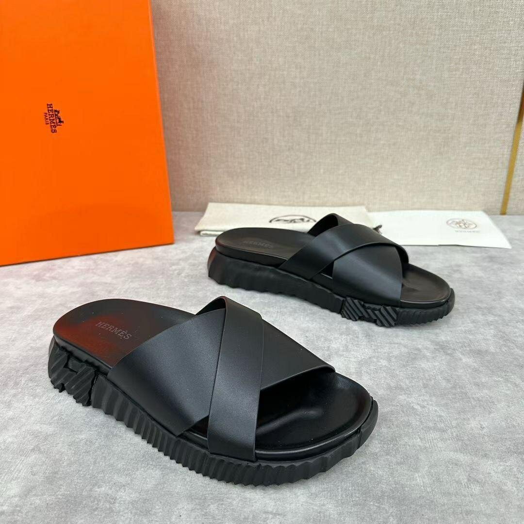 Sandales Hermès en cuir