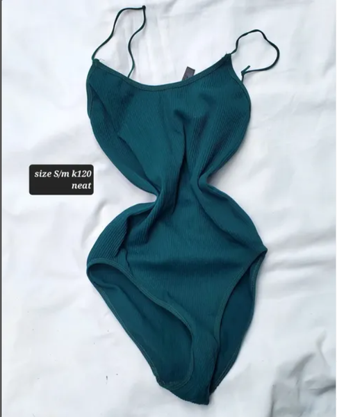 green bodysuit