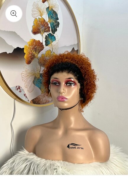 Perruque pixie frontaleT