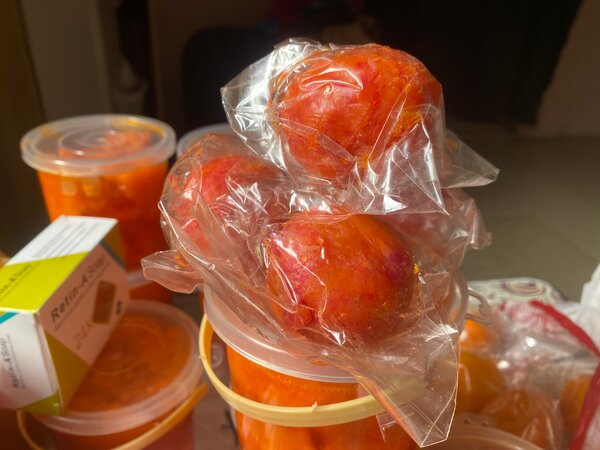 Savon de visage teint noir