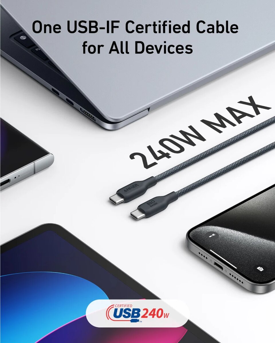 Anker 544 USB C-C Cable (240W)