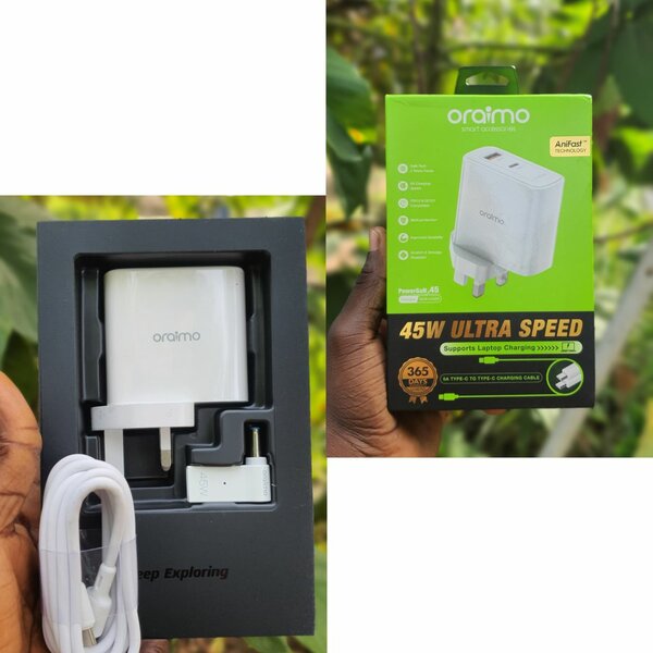 oraimo PowerGaN 45 45W Wall Charger Kit