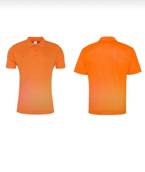 Polo homme orange élégant