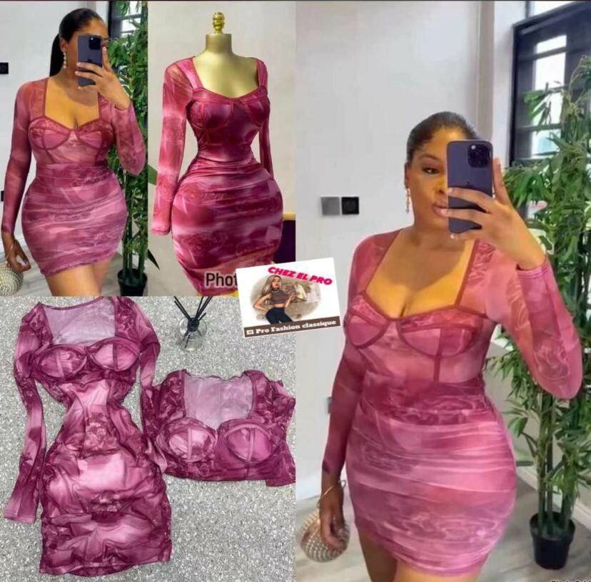 Robe courte moulante élégante