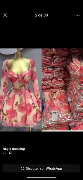 Robe longue florale élégante