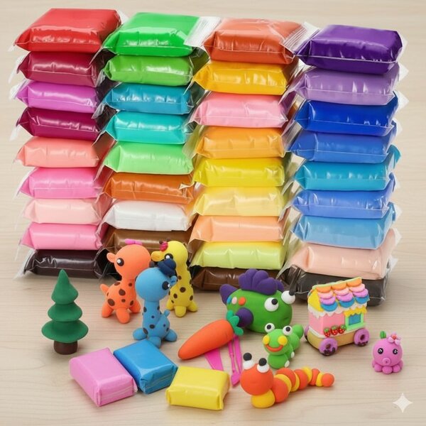 Pâte à modeler 12 couleurs