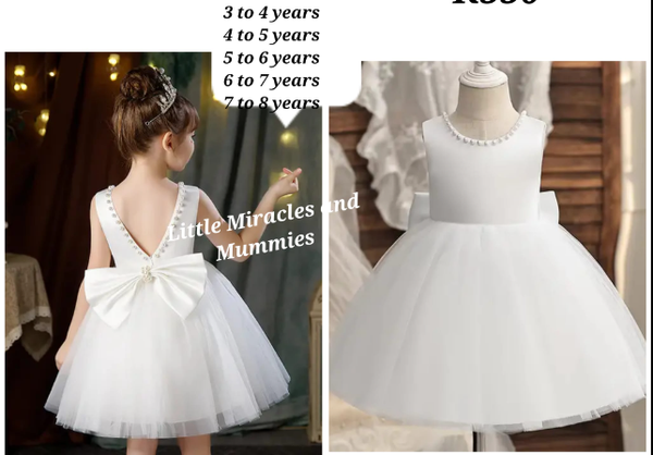 The children's dress is white