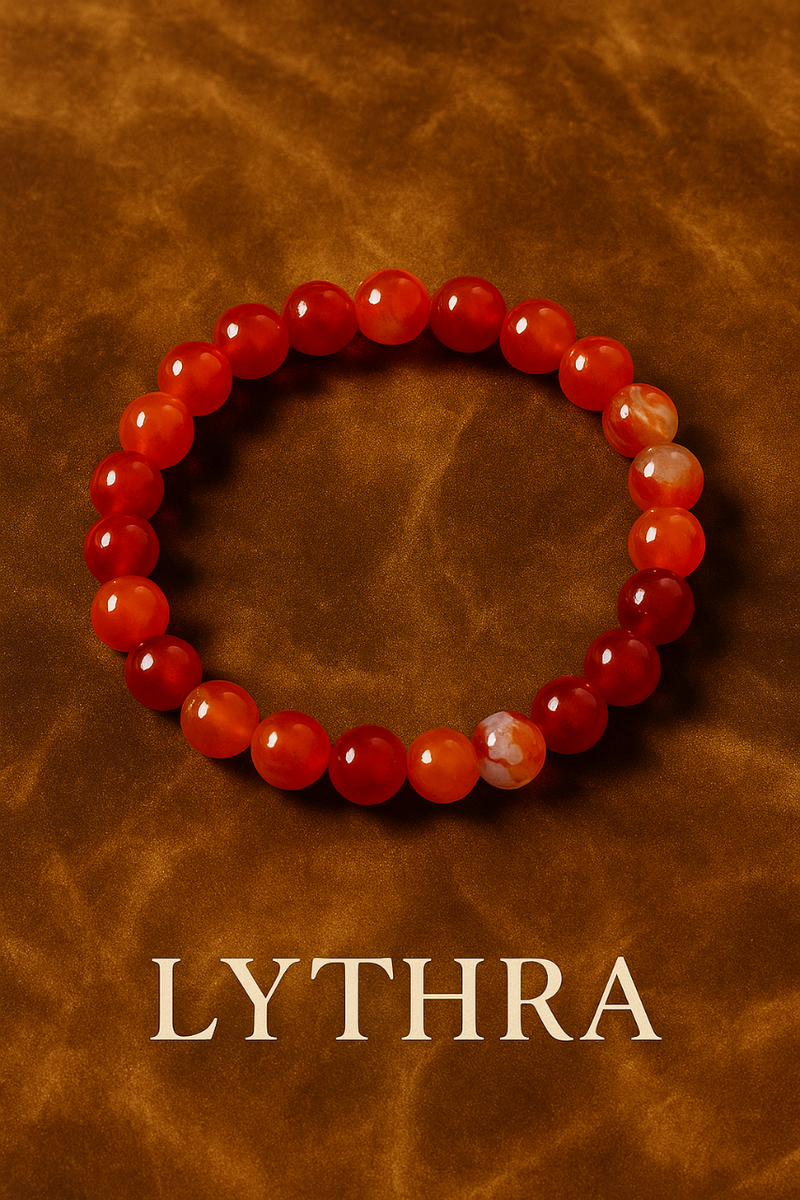 Bracelet LYTHRA agate rouge