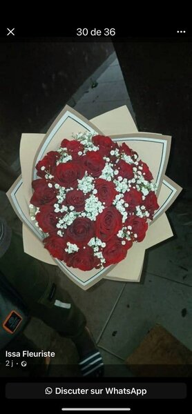 Bouquet de roses rouges