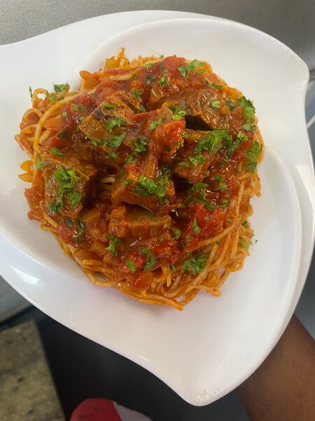 Spaghetti à la viande