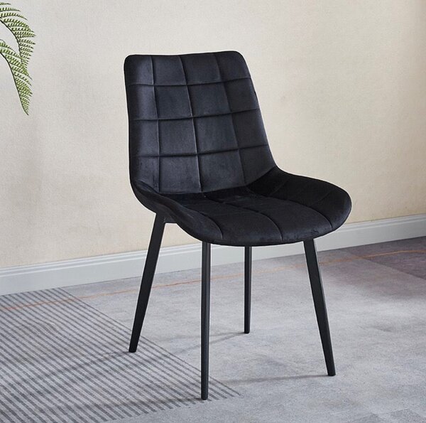 SOFT VELVET PADDED CHAIR