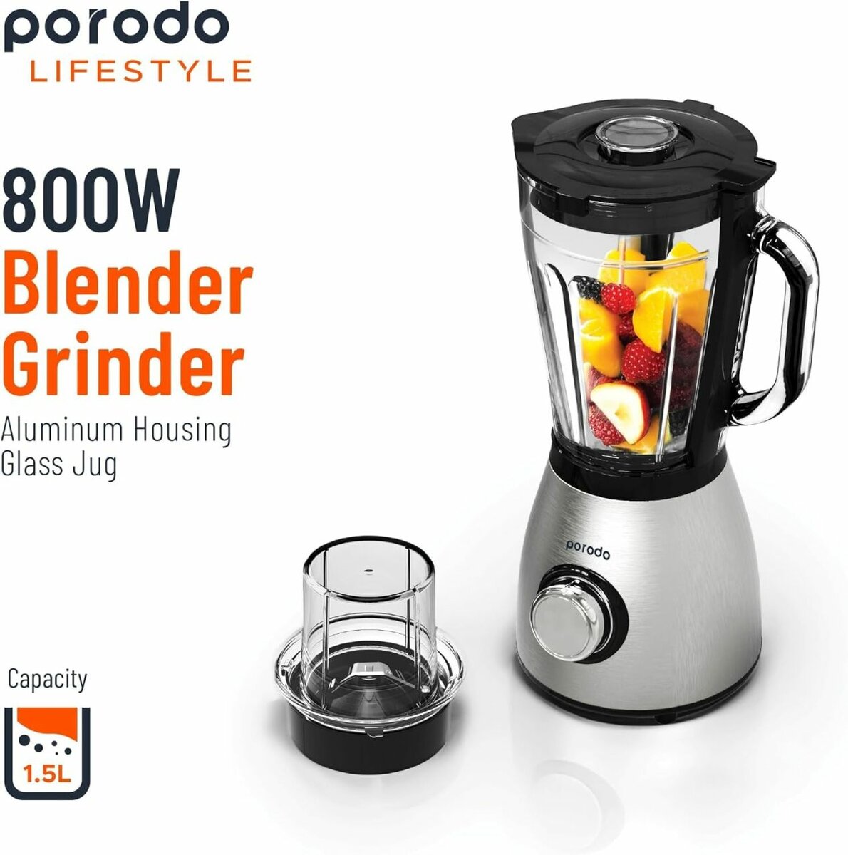 Blender Grinder 800W en Verre