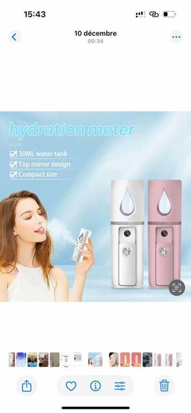 Nébuliseur Visage Nano Hydratant