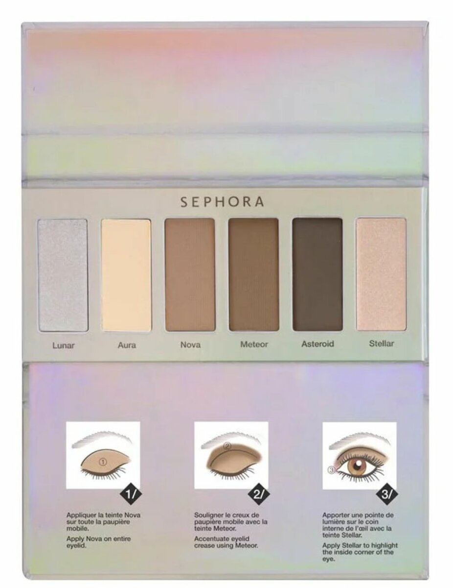 Palette Ombres Nudes Holographiques