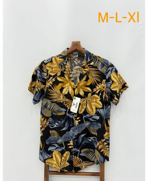 Chemise tropicale imprimée