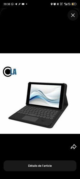 Tablette OLA 4GB RAM ET 256GB