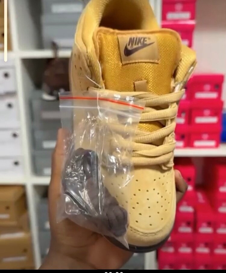 Sneakers Nike jaunes pour hommes