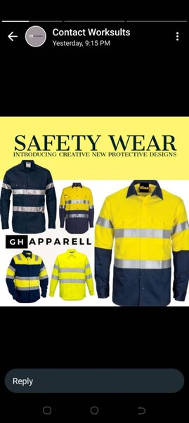 Custom tailored Safety wear