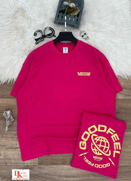 T-shirt unisex rouge tendance