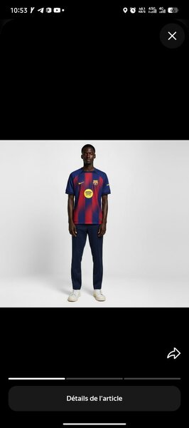 Maillot de football barça