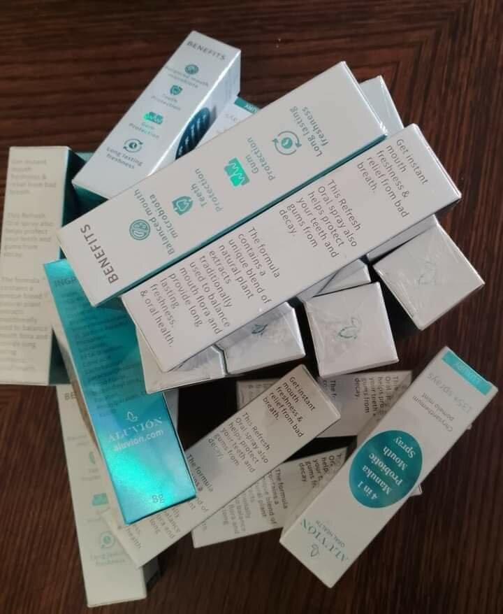 Aluvion 4 in 1 manuka probiotic mouth spray