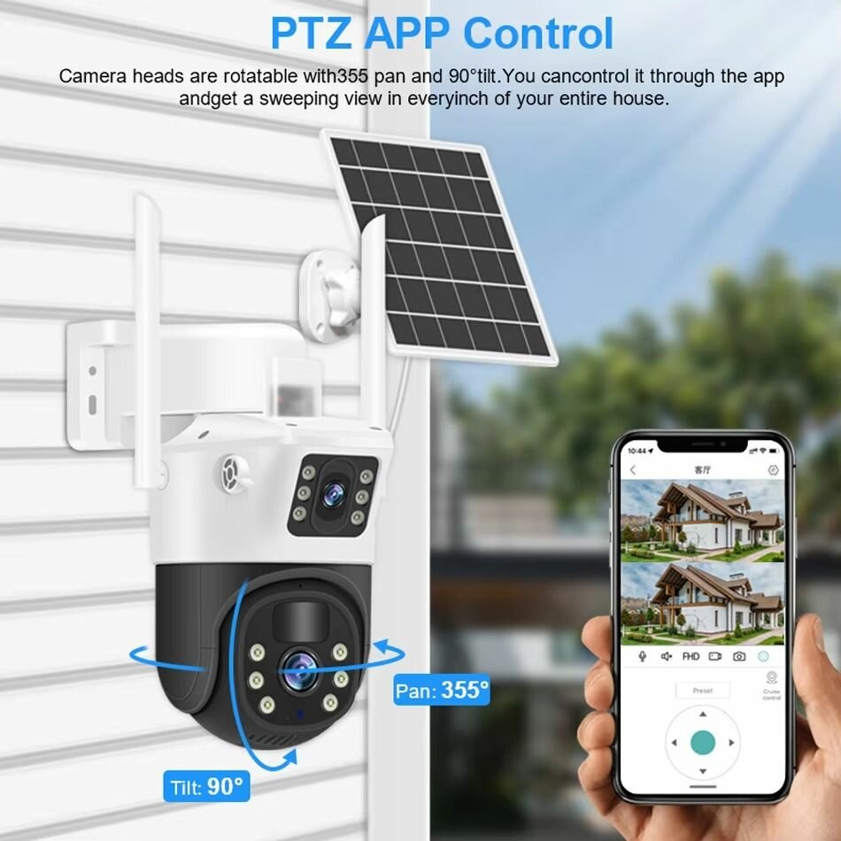SOLAR CAMERA WITH 4G AND BATTE