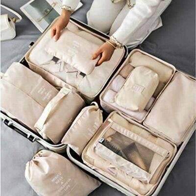 Ensemble Sac rangement, Organisateur de voyage 8pcs
