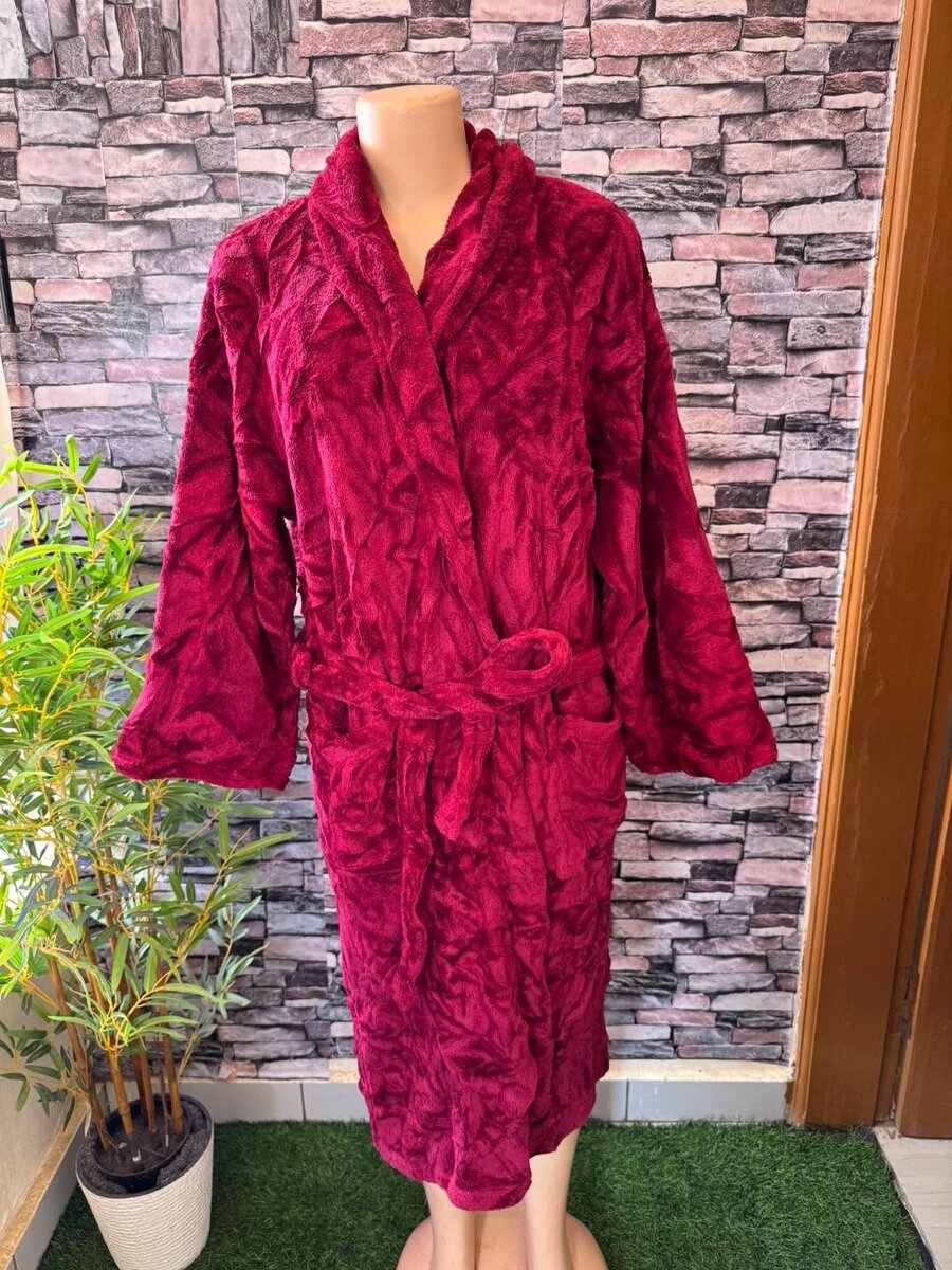 Peignoirs Doux avec Ceinture