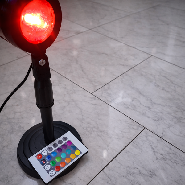 Sunset lamp projection