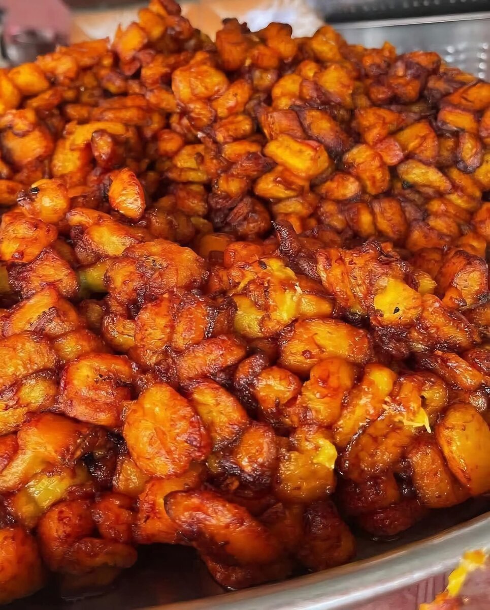 Igname /alloco, poulet frit