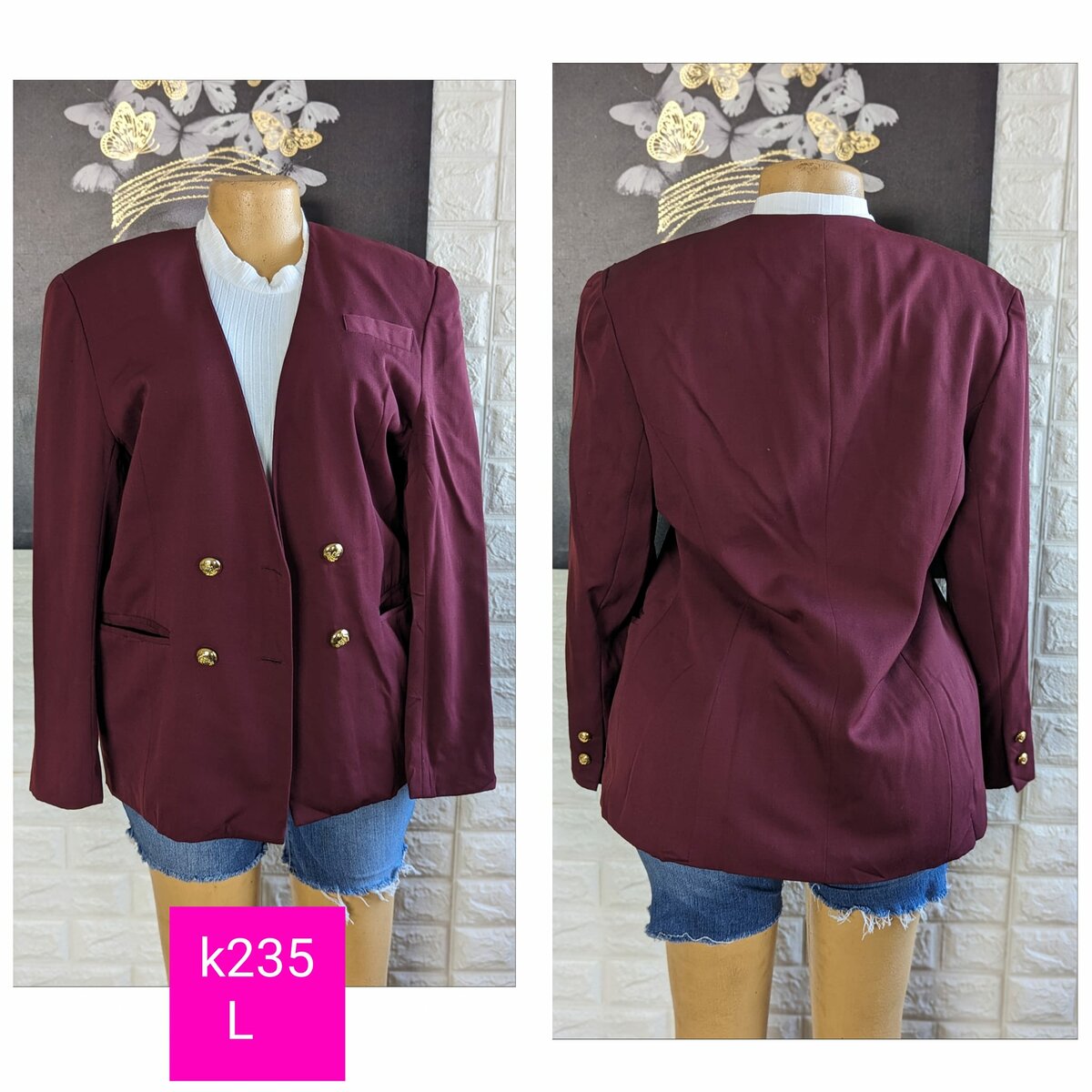 Beautiful and stylish women's jacket red