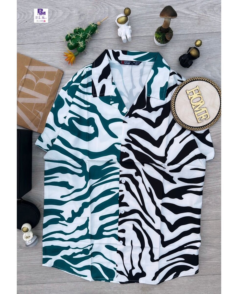 Chemises à motifs décontractées