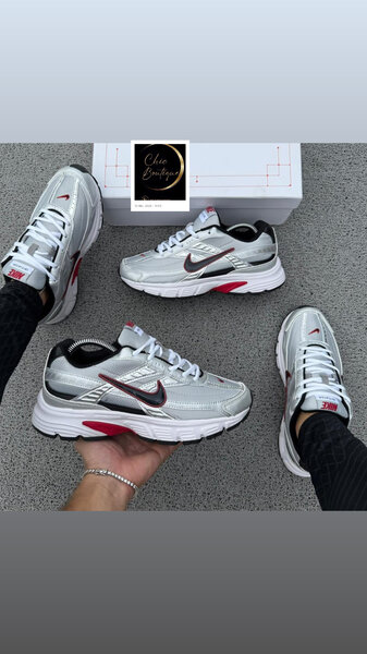 Baskets argent pour homme