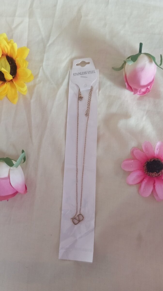 Collier en acier inoxydable élégant