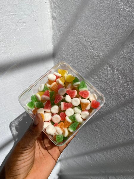 Bonbons colorés assortis