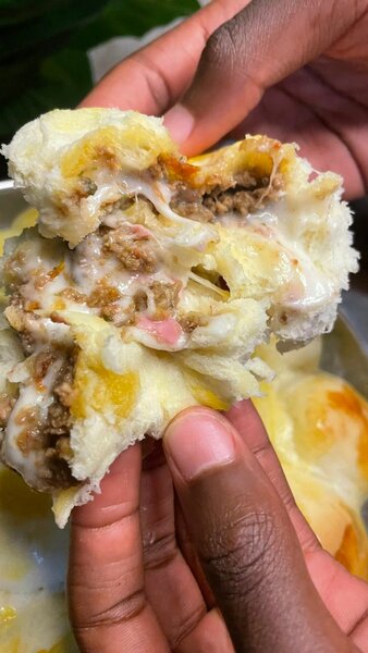 Petits pains fourrés au fromage