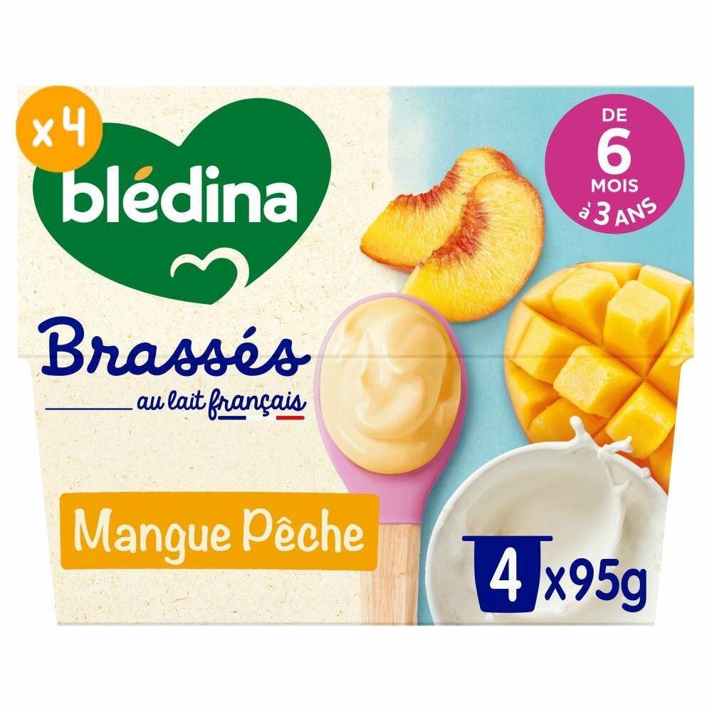 Blédina Brassés Mangue Pêche
