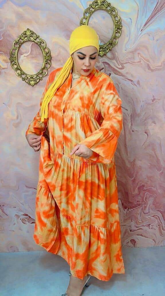 Longue robe turquoise