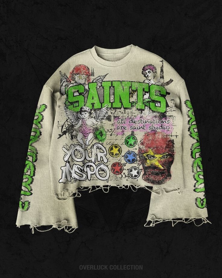 Pull à imprimés graphiques