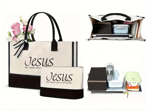 Sac à main inscription Jésus