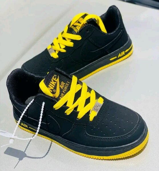 Air Force one en daim pour enfant