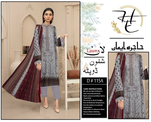 Rijaz Fashion Embroidery Lawn