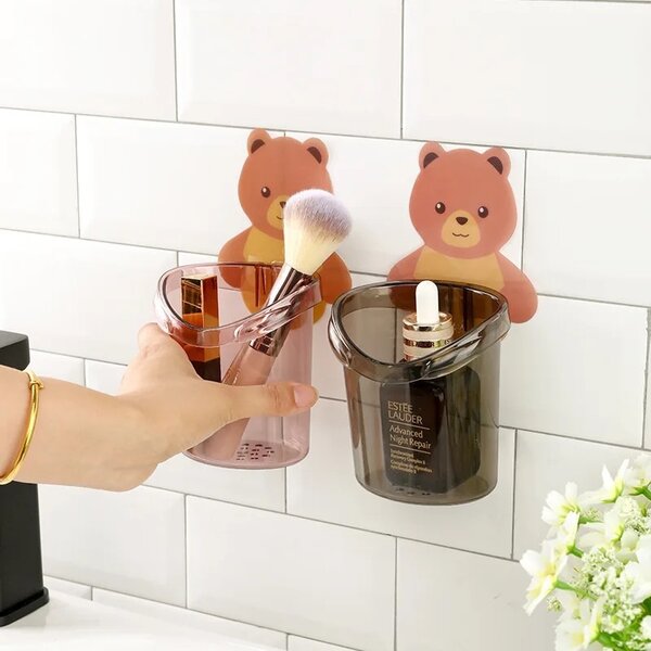 Teddy bear cup holder